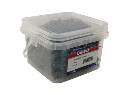 Unifix Decking Screws Pozi Countersunk Head Magsho Green Coating CE - 8G x 2.1/2" (Tub of 1000) (Box of 2)