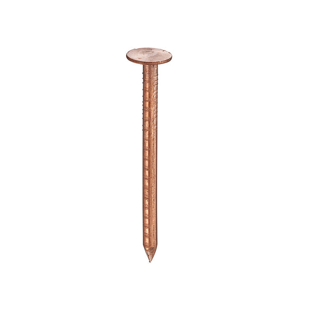 Unifix Copper Clout Nails - 30 X 2.65Mm. 25Kg Box (Pack of 25)