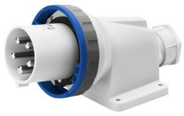 Gewiss IP67 90 Degree Appl.Inlet 2P+E 63A 230V 6H