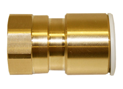 John Guest Speedfit Brass Coupler 22mm X 3/4" Female