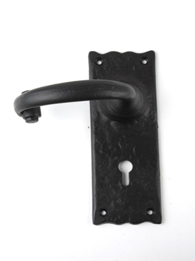 Unifix Black Antique Traditional Plain Lock Furniture - 9KXANTIQUE/900