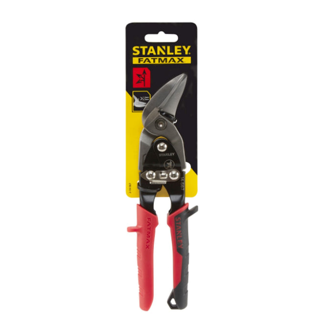 Stanley Tools Red Offset Aviation Snip Left Cut 250Mm (10In)