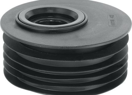 McAlpine DC2BL-OS Black 4"/110mm Offset Drain Reducer Connector
