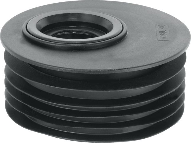 McAlpine DC2BL-OS Black 4"/110mm Offset Drain Reducer Connector