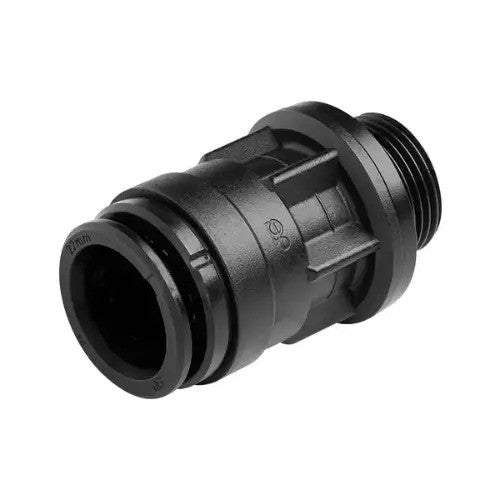 John Guest Speedfit Acetal Straight Adaptor - 15mm x 1/2 BSP (Pack of 10)