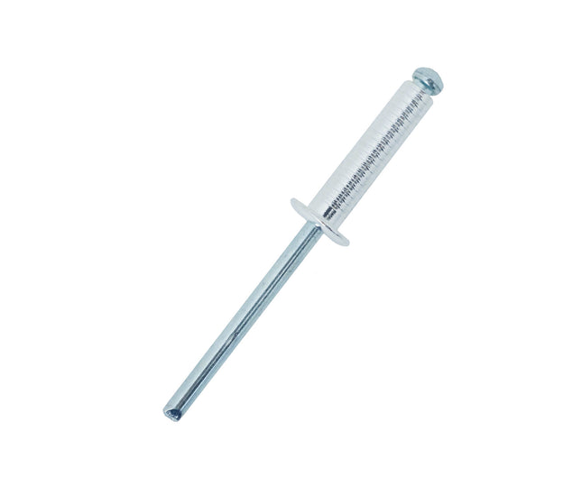 JRP Riveting Products 4.8 x 8mm Aluminium / Steel Dome Head Grooved JRP Rivets (Box of 500)