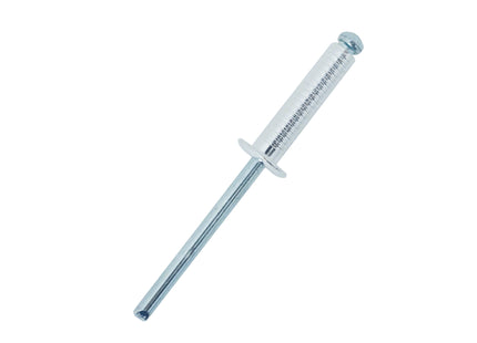 JRP Riveting Products 4.8 x 11 Aluminium / Steel Dome Head Grooved JRP Rivets (Box of 500)