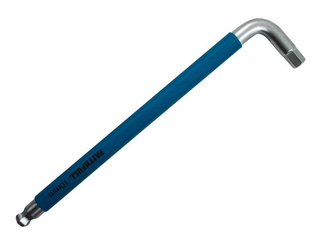 Faithfull Coloured Hexagon Key 10mm - Durable S2 Steel - FAIHK10C