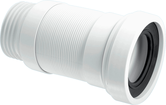 McAlpine WC-F18S 97-107mm Inlet x 3½"/90mm Outlet Flexible WC Connector