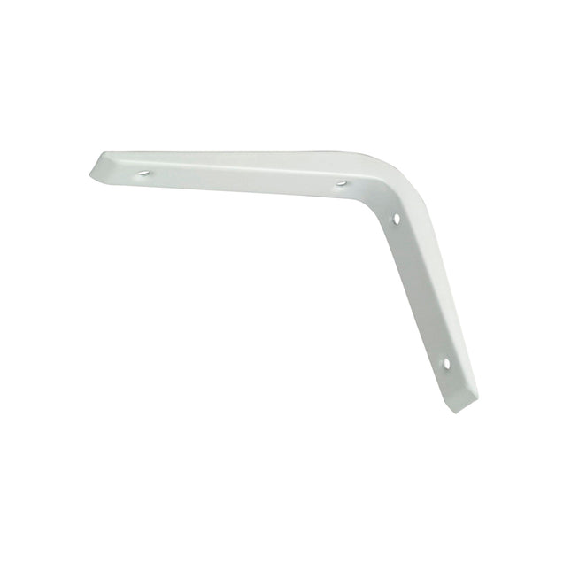 Prosolve 250mm x 200mm Reinforced Cantilever Bracket 21108 White. (Box of 10)