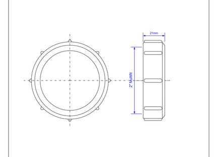 McAlpine Z8M 2" Multifit Loose Nut