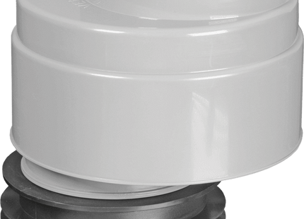 McAlpine VP100 Ventapipe 100 Air Admittance Valve with dual fit synthetic rubber finger seal outlet for 3"/75mm or 4"/110mm soil pipe