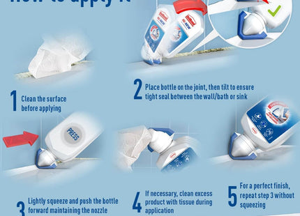UniBond Silicone Sealant RE-NEW White 80ml