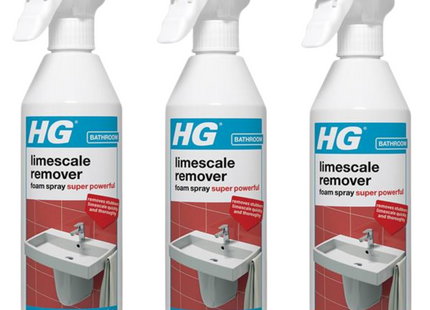 HG Limescale Remover Spray Super 500ml (Pack of 3)