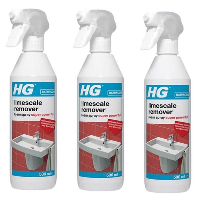 HG Limescale Remover Spray Super 500ml (Pack of 3)