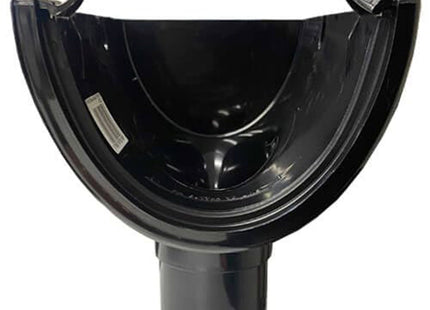 FloPlast Hi-Cap Stopend Outlet 68mm Black - 458347
