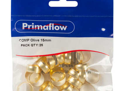 Primaflow Primapack Compression Brass Olive 15mm - 9CO1525
