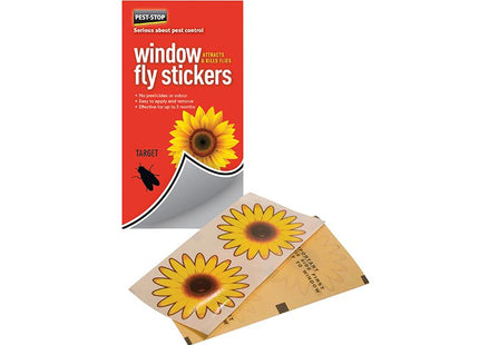 Pest-Stop Systems Window Fly Stickers Pack Of 80 (20 Packs Of 4)