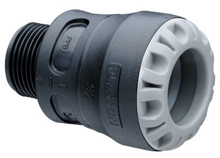 Plasson Pushfit Male Adaptor 20mm x 1/2" - PP1002U0020005
