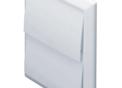 Primaflow PS Wall Outlet Gravity Flap - White Round