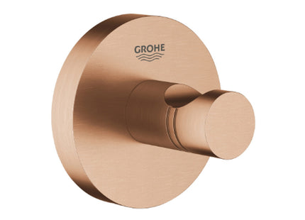 Grohe Essentials Robe Hook Brushed Warm Sunset - 40364DL1 - Stylish Bathroom Accessory