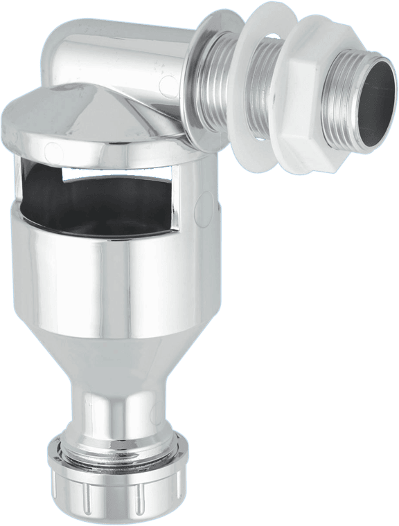 McAlpine TUN-3CP One Piece Side Inlet Tun Dish with ¾" Inlet x 19/23mm Universal Outlet