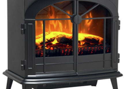 Dimplex The Leckford Freestanding Electric Stove Matt Black Finish Lec20