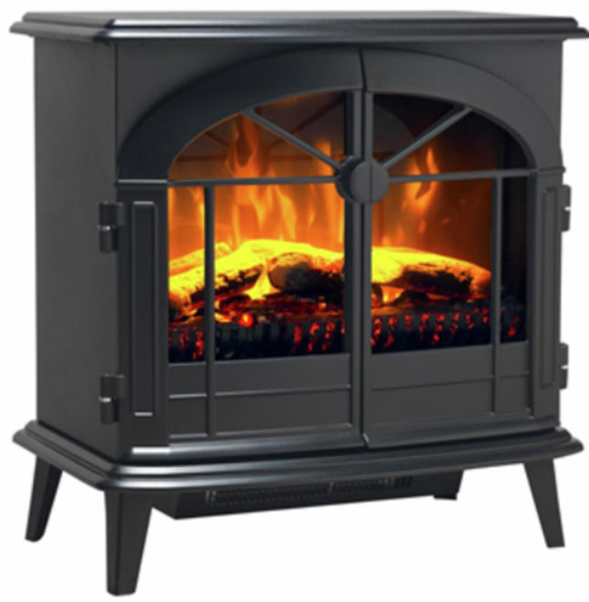 Dimplex The Leckford Freestanding Electric Stove Matt Black Finish Lec20