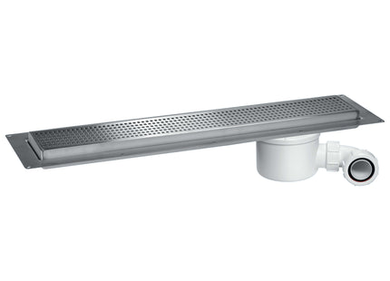 McAlpine 1200mm Shower Channel Drain - Square Grid Pattern