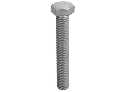 Unifix Grade 8.8 High Tensile Hexagon Setscrews DIN 933 Galvanised - M12 x 30 (Box of 100)