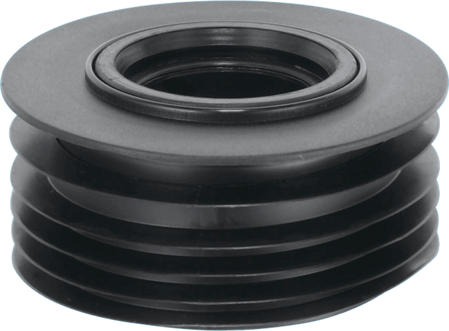 McAlpine DC3-BL Black 4"/110mm Drain Reducer Connector