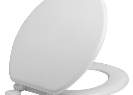Wirquin Celmac Paramount WC Seat - White, Plastic Hinges - 21230001