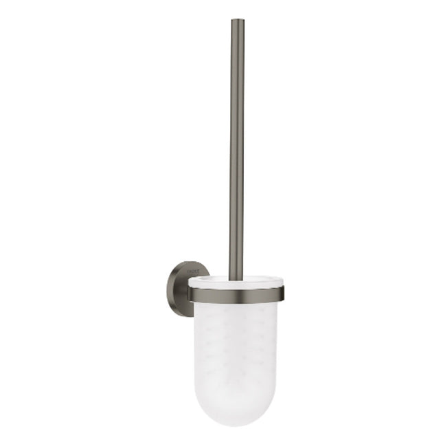 Grohe Toilet Brush Set Brushed Hard Graphite - 40374AL1 - Elegant Bathroom Accessory