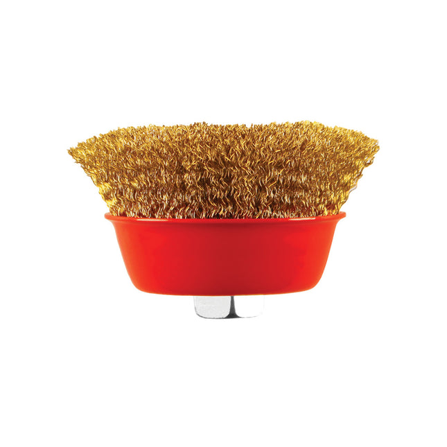 Abracs Wire Brush Crimp Cup - 75mm x M14 (Box of 10)
