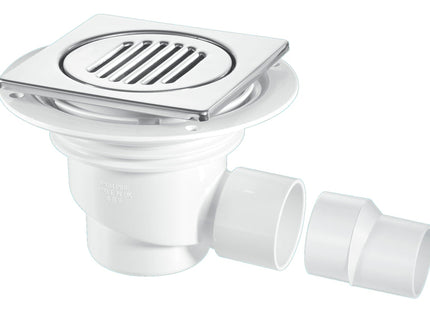 McAlpine TSG1-T150SS 75mm Water Seal Gully with Horizontal Outlet for Tiled or Stone Floors