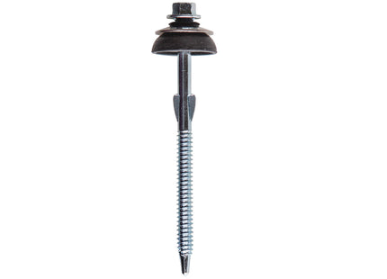 JCP Fixings Fibre Cement Screws Light Section Bright Zinc Plated - 6.3 x 110mm (Box of 50)