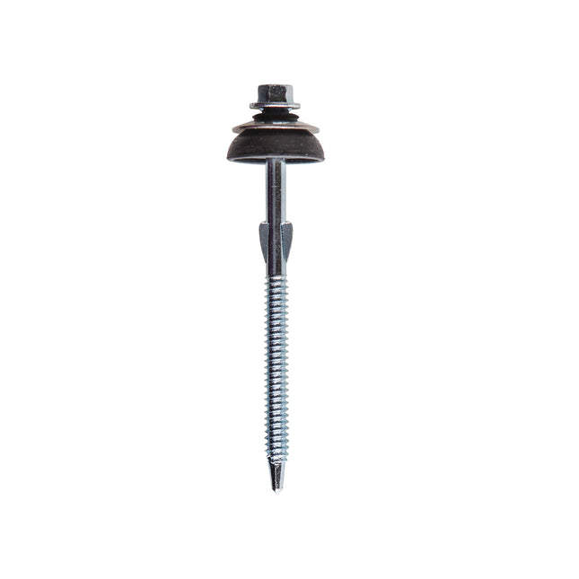 JCP Fixings Fibre Cement Screws Light Section Bright Zinc Plated - 6.3 x 110mm (Box of 50)