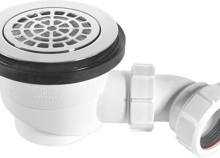 McAlpine ST90CPB-P 90mm x 50mm Water Seal Shower Trap
