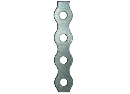 JCP Fixings Round Perforated Fixing Bands Galvanised 17mm x 10m - Perfect for DIY Projects
