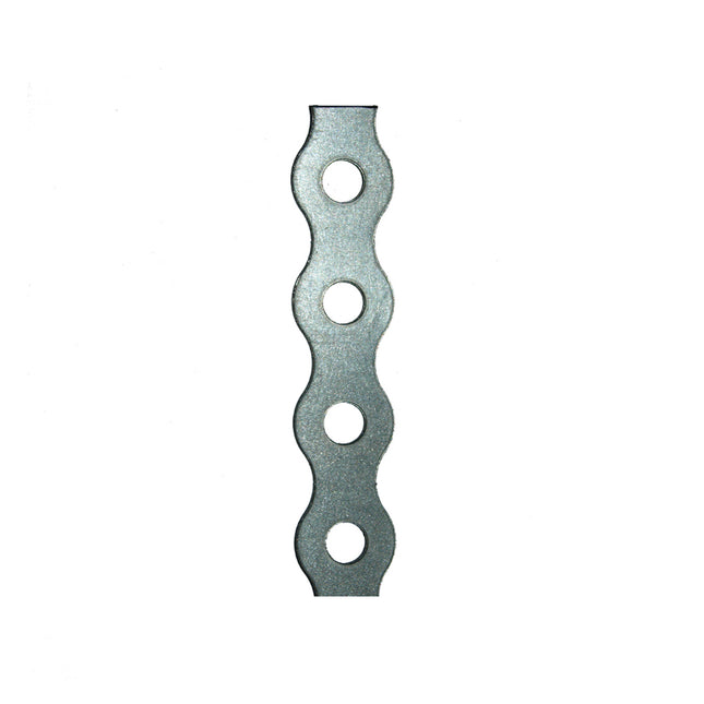 JCP Fixings Round Perforated Fixing Bands Galvanised 17mm x 10m - Perfect for DIY Projects