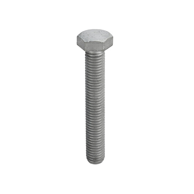 Unifix Grade 8.8 Ht Hexagon Setscrews Din 933 Galv - M20 X 40 (Box Of 25)