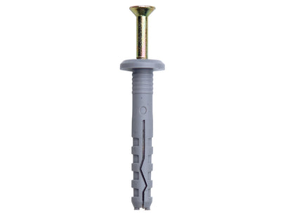 JCP Fixings Flange Head Hammerscrews - 6 x 40mm (Box of 100)