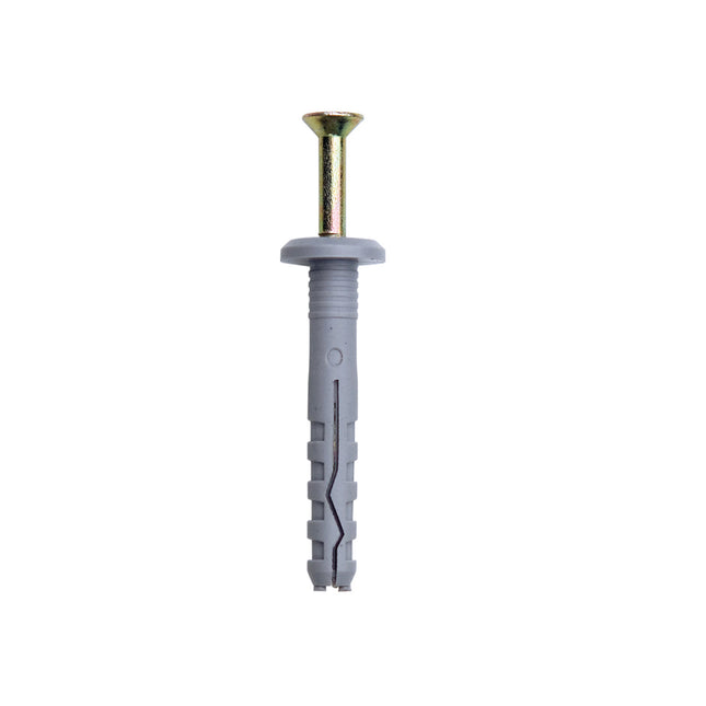 JCP Fixings Flange Head Hammerscrews - 6 x 40mm (Box of 100)