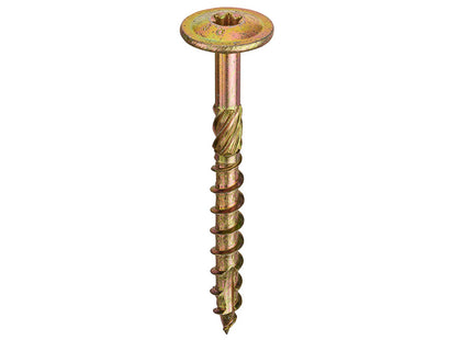 Eurotec Twistec Woodscrews Flange Head Tx40 ZYP CE - 8.0 x 100mm (Box of 50)