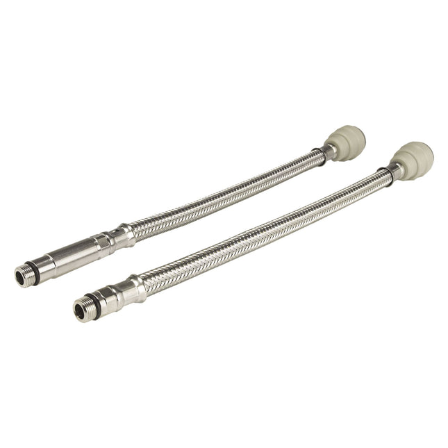 John Guest Speedfit FLX28 300mm Braided Flexi Hose Monobloc Mixer 15mm x M10