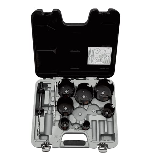 Bahco Multi-Construction Superior Holesaw Set  9 Piece