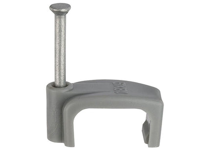 Unifix Grey Fte Cable Clips - 1.5mm (9 x 5mm) (Box of 1000)