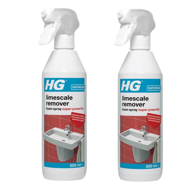 HG Limescale Remover Spray Super 500ml (Pack of 2)