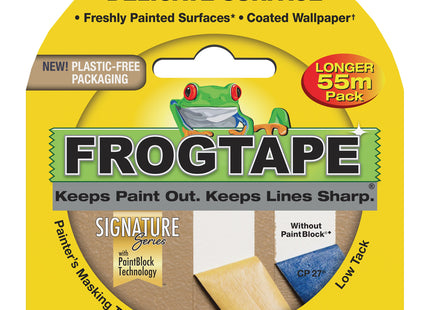 Shurtape FrogTape Delicate Surface Painter's Masking Tape Yellow 36mm x 55m (Pack of 2)