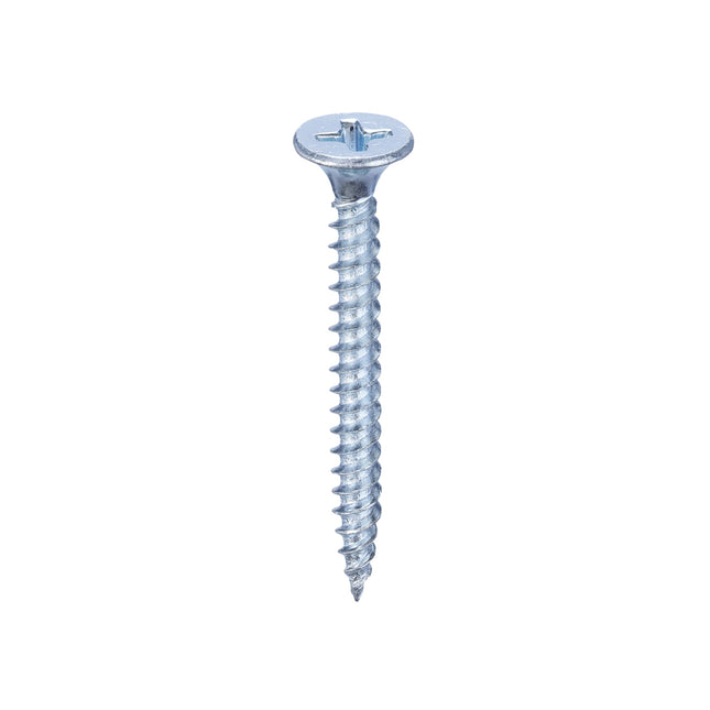 Unifix Drywall Screws Bugle Head Fine Thread Bright Zinc Plated CE - 3.5 x 25mm (Box of 1000)